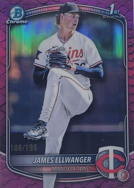 2025 Bowman Draft #BDC-164 Chrome - Fuchsia Reptilian Refractor /199 (1st)