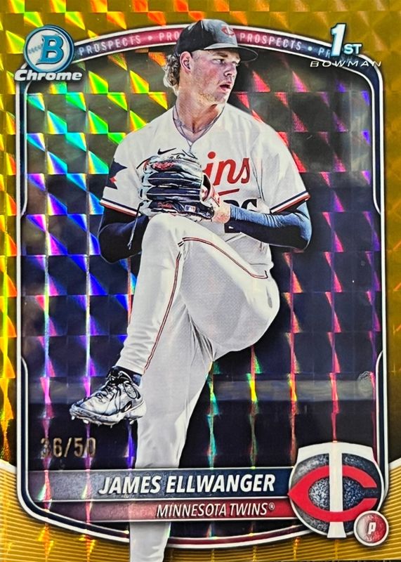 2025 Bowman Draft #BDC-164 Chrome - Gold Geometric Refractor /50 (1st)