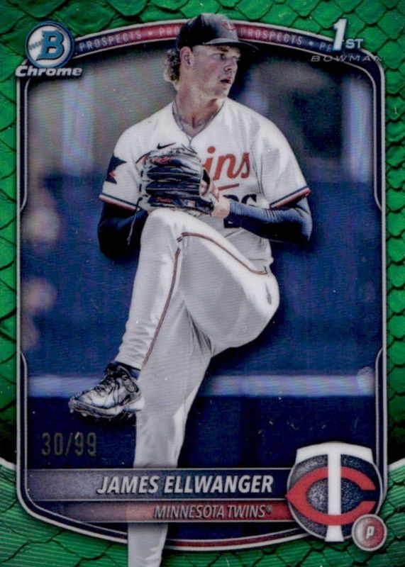2025 Bowman Draft #BDC-164 Chrome - Green Reptilian Refractor /99 (1st)
