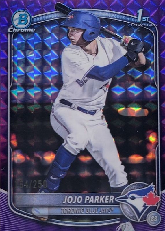 2025 Bowman Draft #BDC-8 Chrome - Purple Geometric Refractor /250 (1st)