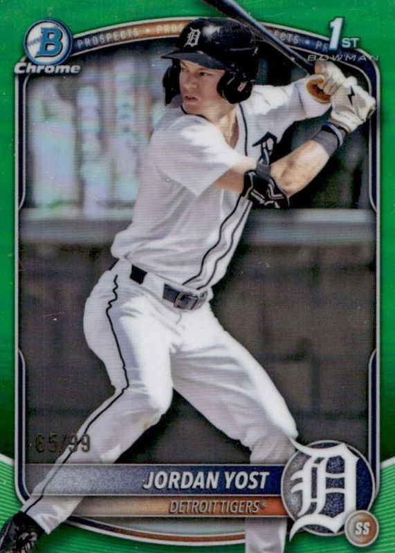 2025 Bowman Draft #BDC-162 Chrome - Green Refractor /99 (1st)