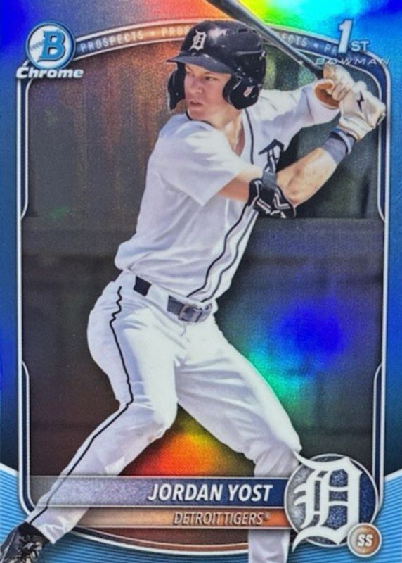 2025 Bowman Draft #BDC-162 Chrome - Sky Blue Refractor (1st)