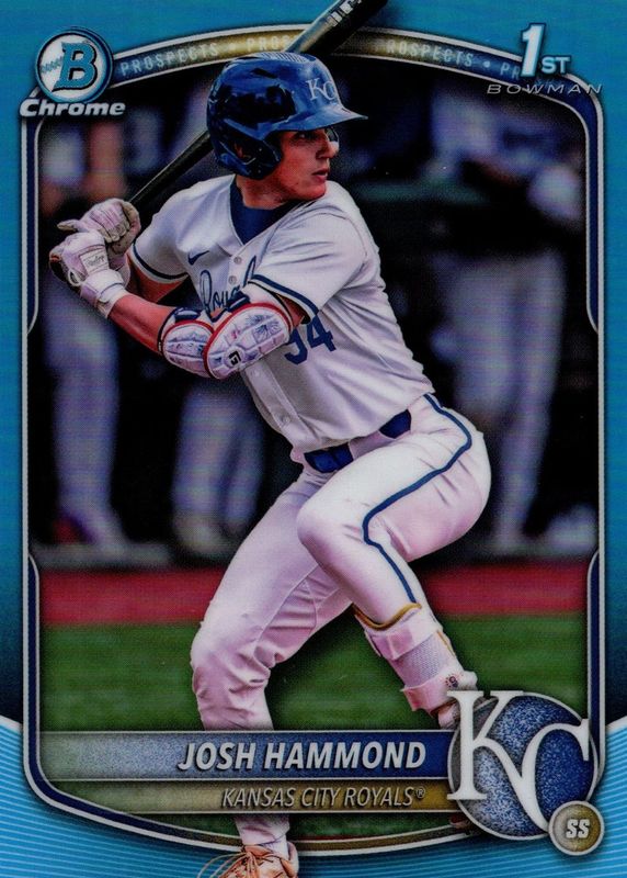 2025 Bowman Draft #BDC-185 Chrome - Sky Blue Refractor (1st)