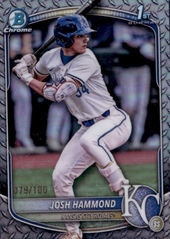 2025 Bowman Draft #BDC-185 Chrome - Steel Metal Refractor /100 (1st)