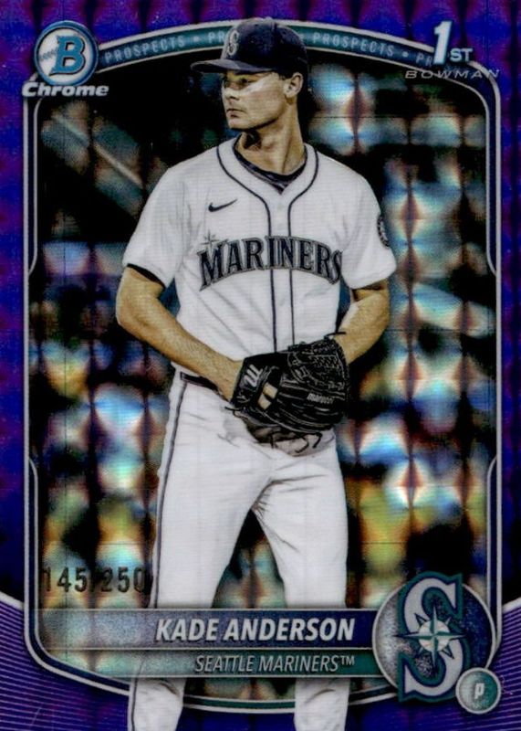 2025 Bowman Draft #BDC-3 Chrome - Purple Geometric Refractor /250 (1st)