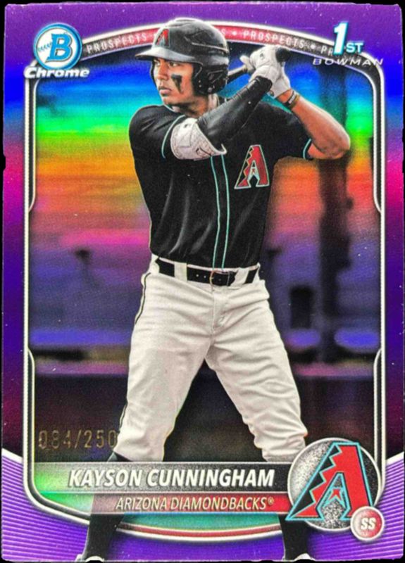 2025 Bowman Draft #BDC-84 Chrome - Purple Refractor /250 (1st)