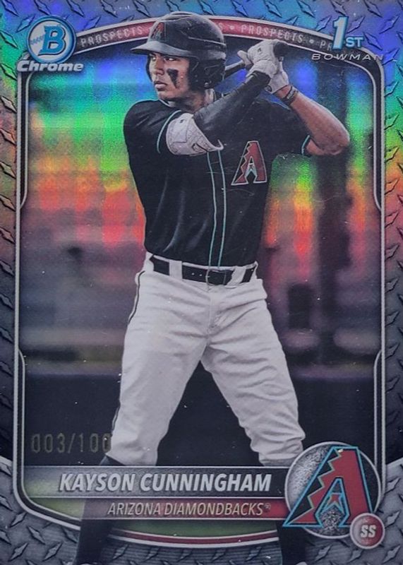 2025 Bowman Draft #BDC-84 Chrome - Steel Metal Refractor /100 (1st)