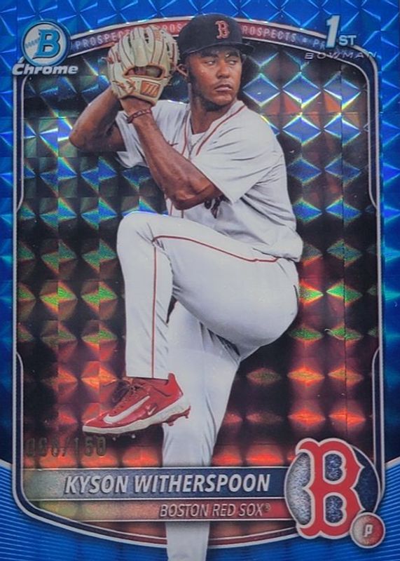 2025 Bowman Draft #BDC-29 Chrome - Blue Geometric Refractor /150 (1st)