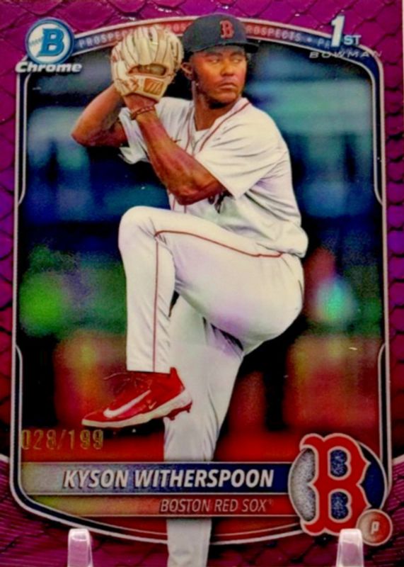 2025 Bowman Draft #BDC-29 Chrome - Fuchsia Reptilian Refractor /199 (1st)