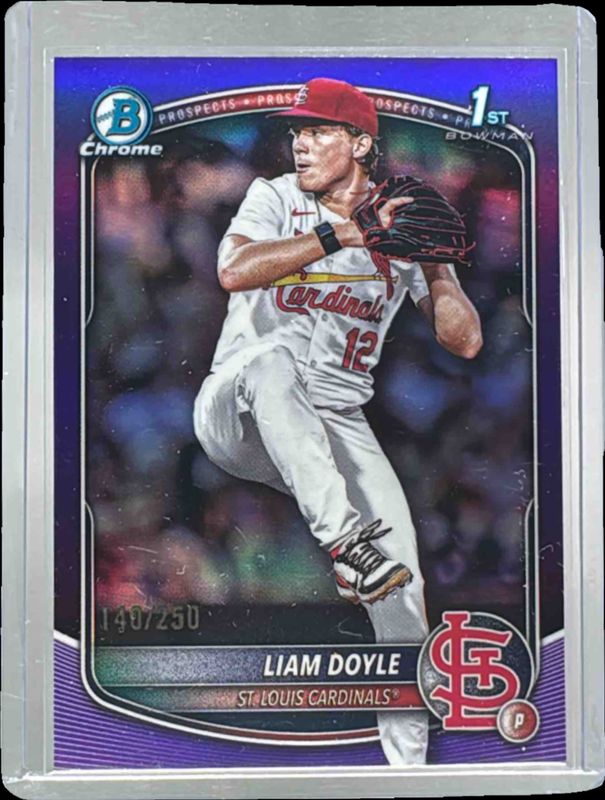 2025 Bowman Draft #BDC-12 Chrome - Purple Refractor /250 (1st)