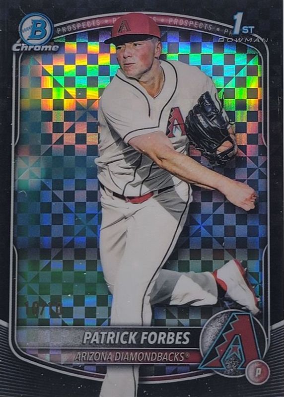 2025 Bowman Draft #BDC-89 Chrome - Black X-Fractor /10 (1st)
