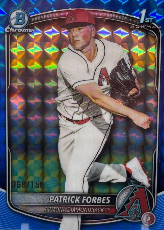 2025 Bowman Draft #BDC-89 Chrome - Blue Geometric Refractor /150 (1st)