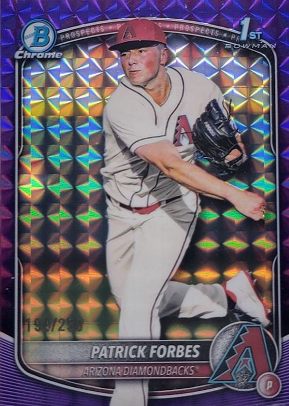 2025 Bowman Draft #BDC-89 Chrome - Purple Geometric Refractor /250 (1st)