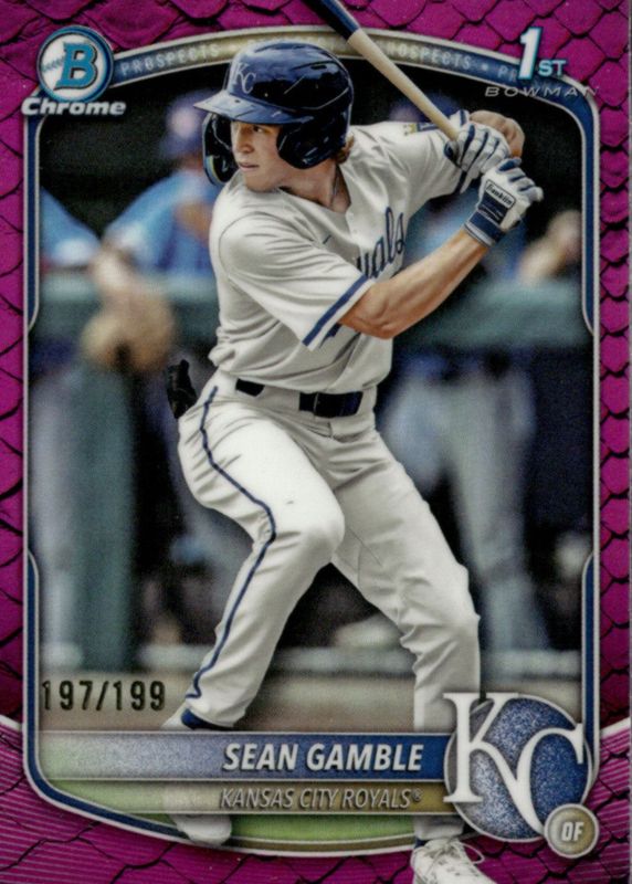 2025 Bowman Draft #BDC-178 Chrome - Fuchsia Reptilian Refractor /199 (1st)