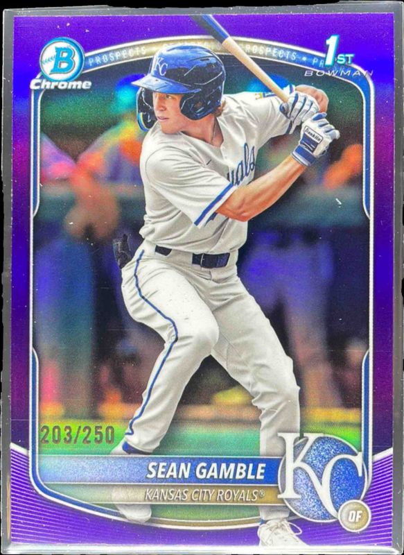 2025 Bowman Draft #BDC-178 Chrome - Purple Refractor /250 (1st)