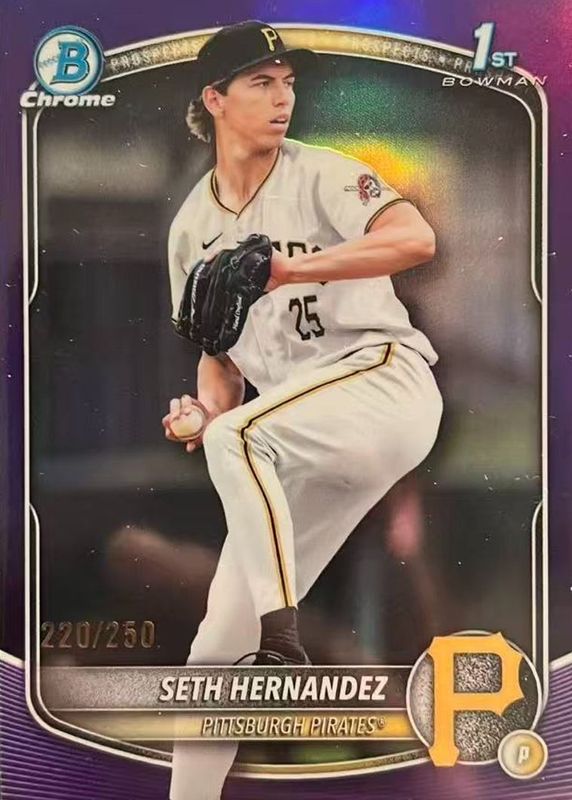 2025 Bowman Draft #BDC-25 Chrome - Purple Refractor /250 (1st)