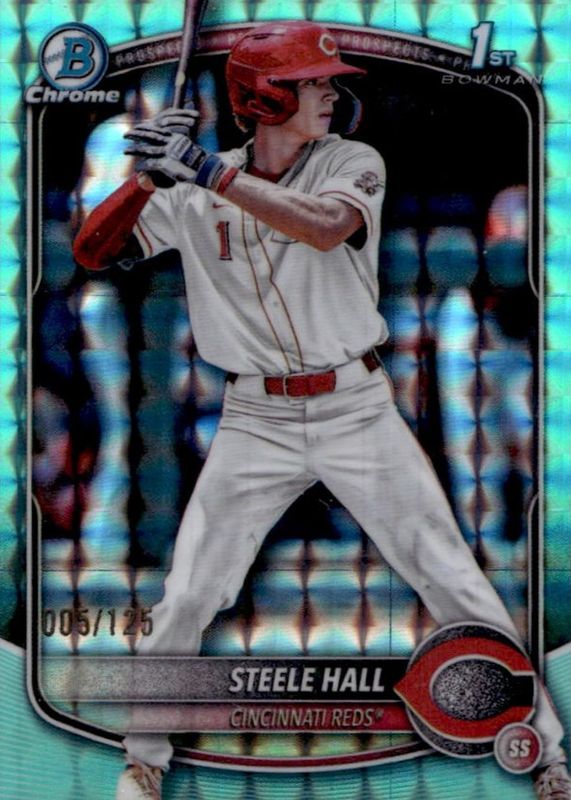 2025 Bowman Draft #BDC-20 Chrome - Aqua Geometric Refractor /125 (1st)