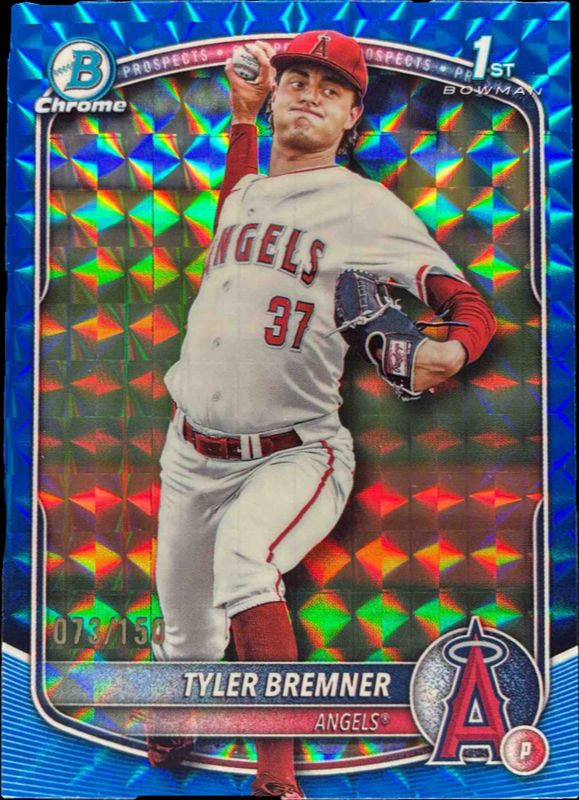 2025 Bowman Draft #BDC-37 Chrome - Blue Geometric Refractor /150 (1st)