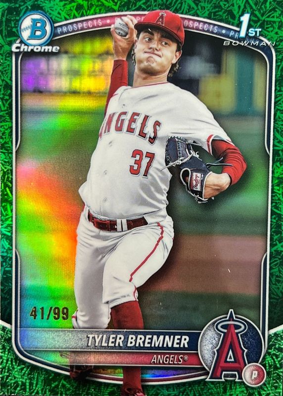2025 Bowman Draft #BDC-37 Chrome - Green Grass Refractor /99 (1st)