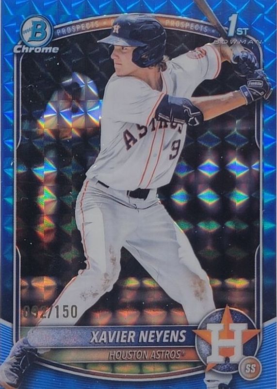 2025 Bowman Draft #BDC-2 Chrome - Blue Geometric Refractor /150 (1st)