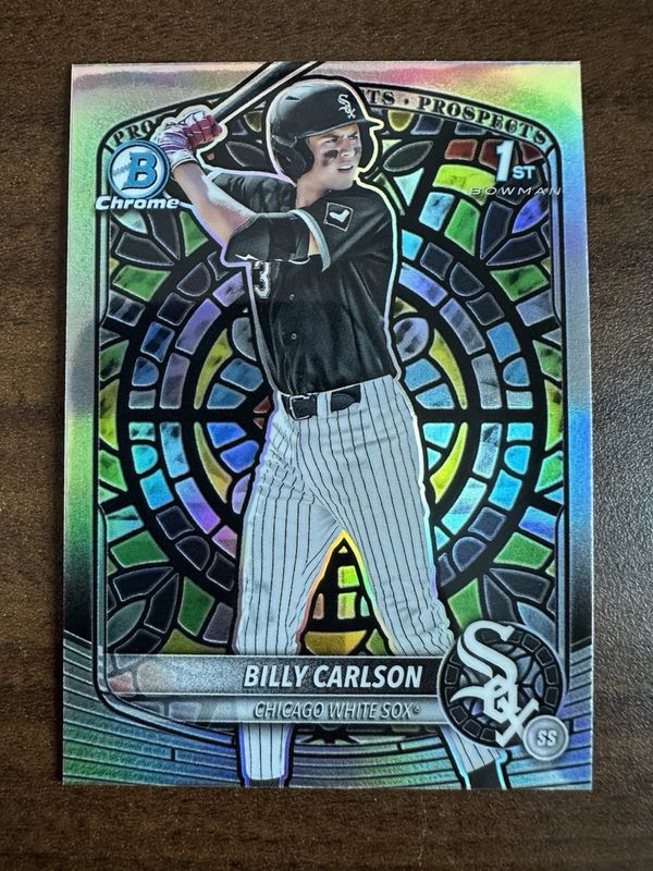 2025 Bowman Draft #BDC-10 Chrome Etched in Glass Variation /(SSP) (1st)