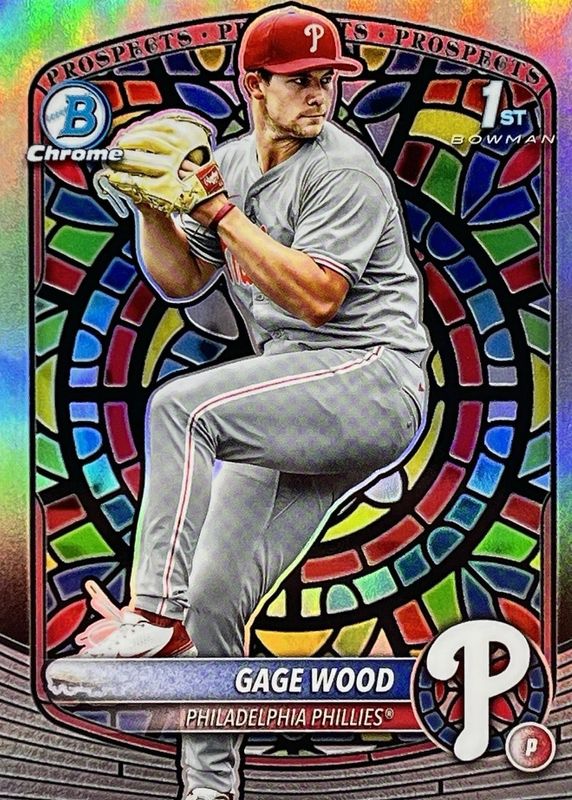 2025 Bowman Draft #BDC-4 Chrome Etched in Glass Variation /(SSP) (1st)
