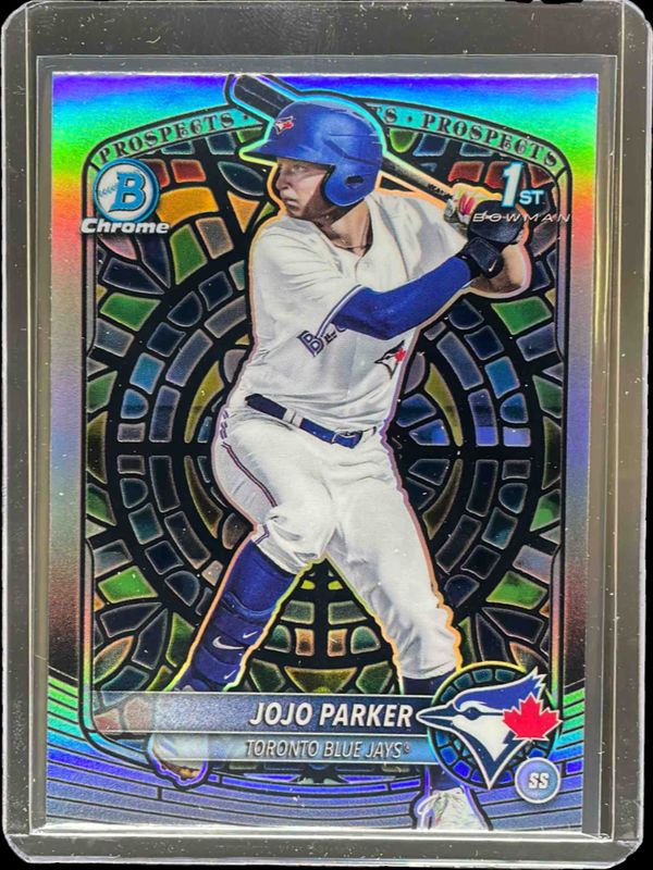 2025 Bowman Draft #BDC-8 Chrome Etched in Glass Variation /(SSP) (1st)