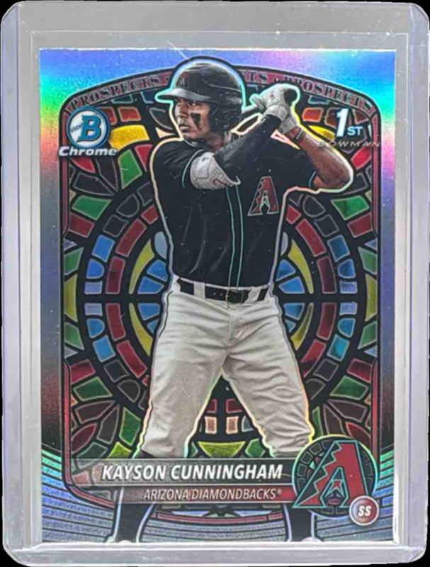 2025 Bowman Draft #BDC-84 Chrome Etched in Glass Variation /(SSP) (1st)