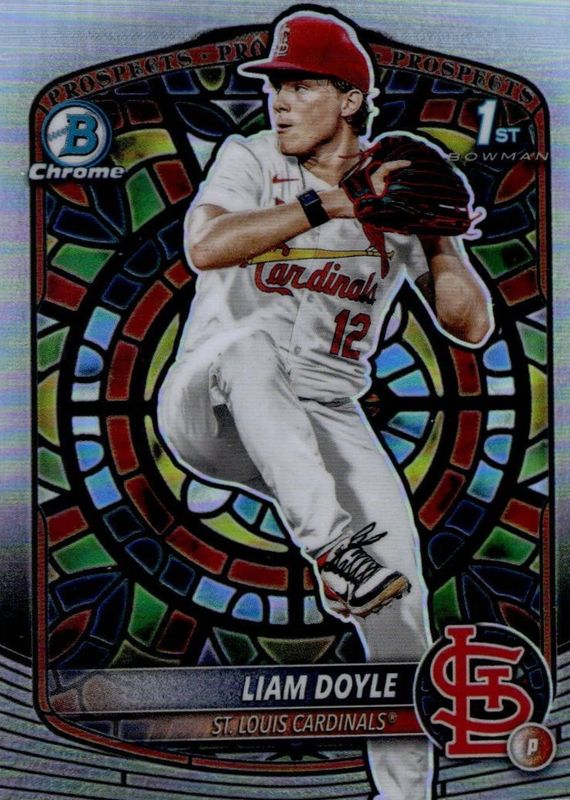 2025 Bowman Draft #BDC-12 Chrome Etched in Glass Variation /(SSP) (1st)