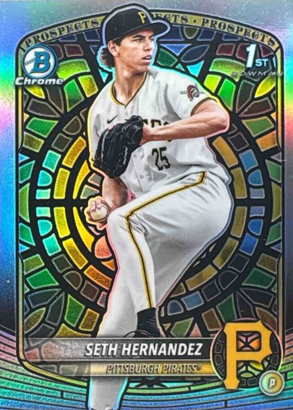 2025 Bowman Draft #BDC-25 Chrome Etched in Glass Variation /(SSP) (1st)