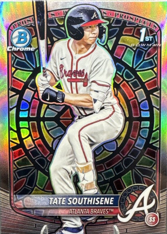 2025 Bowman Draft #BDC-70 Chrome Etched in Glass Variation /(SSP) (1st)