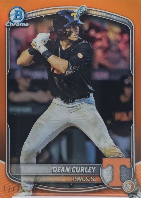 2025 Bowman Draft #BDC-129 Chrome College Variation - Orange Refractor /25