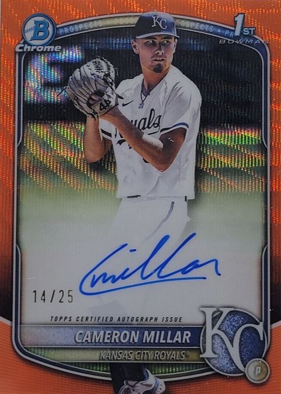 2025 Bowman Draft #CPA-CMI Chrome Prospect Auto - Orange Wave Refractor /25 (1st)