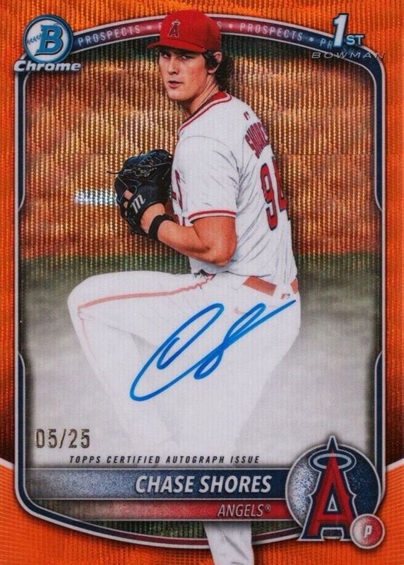 2025 Bowman Draft #CPA-CS Chrome Prospect Auto - Orange Wave Refractor /25 (1st)
