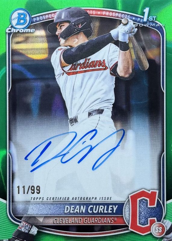2025 Bowman Draft #CPA-DC Chrome Prospect Auto - Green Lava Refractor /99 (1st)