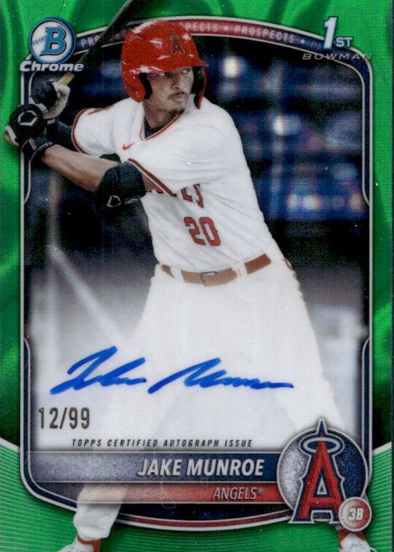 2025 Bowman Draft #CPA-JMU Chrome Prospect Auto - Green Lava Refractor /99 (1st)