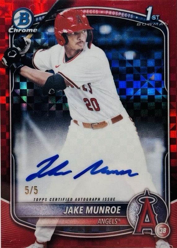 2025 Bowman Draft #CPA-JMU Chrome Prospect Auto - Red X-Fractor /5 (1st)