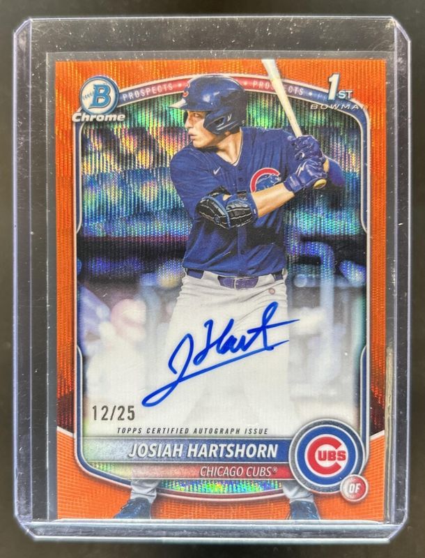 2025 Bowman Draft #CPA-JHA Chrome Prospect Auto - Orange Wave Refractor /25 (1st)