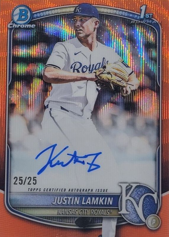 2025 Bowman Draft #CPA-JLA Chrome Prospect Auto - Orange Wave Refractor /25 (1st)