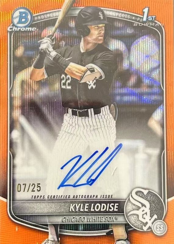 2025 Bowman Draft #CPA-KL Chrome Prospect Auto - Orange Wave Refractor /25 (1st)