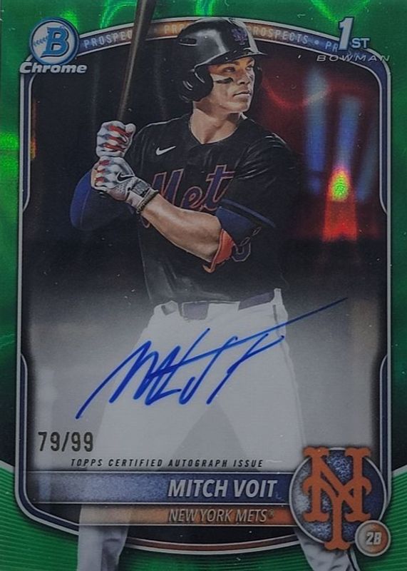 2025 Bowman Draft #CPA-MV Chrome Prospect Auto - Green Lava Refractor /99 (1st)