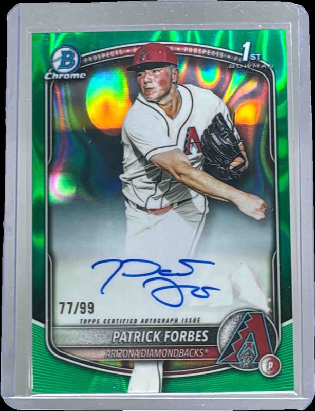 2025 Bowman Draft #CPA-PF Chrome Prospect Auto - Green Lava Refractor /99 (1st)