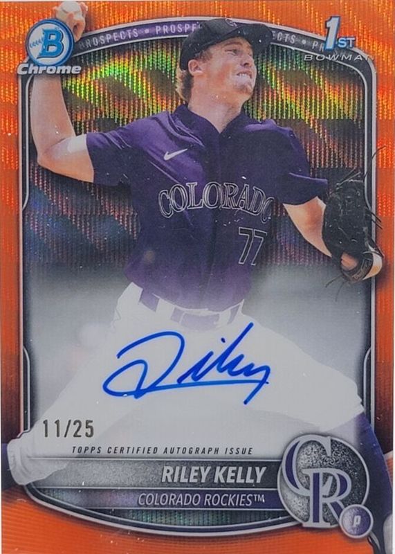 2025 Bowman Draft #CPA-RK Chrome Prospect Auto - Orange Wave Refractor /25 (1st)