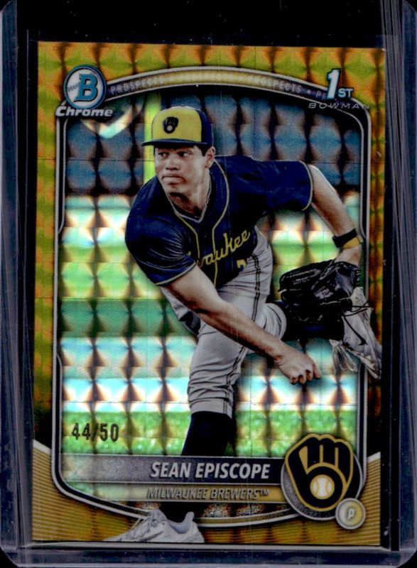 2025 Bowman Draft #BDC-149 Chrome - Gold Geometric Refractor /50