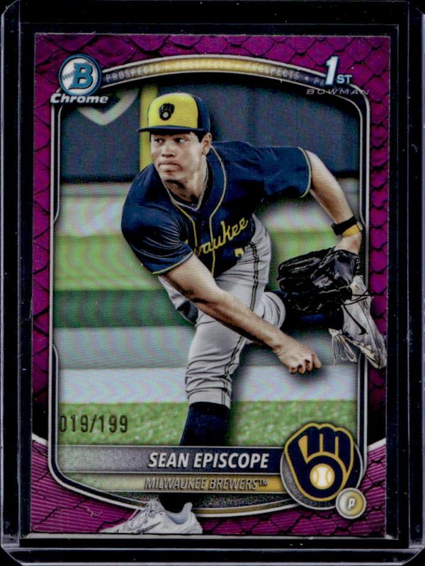 2025 Bowman Draft #BDC-149 Chrome - Fuchsia Reptilian Refractor /199