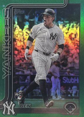 BEN RICE 直筆サイン ながい topps 2025 series1 ヤンキース New York 
