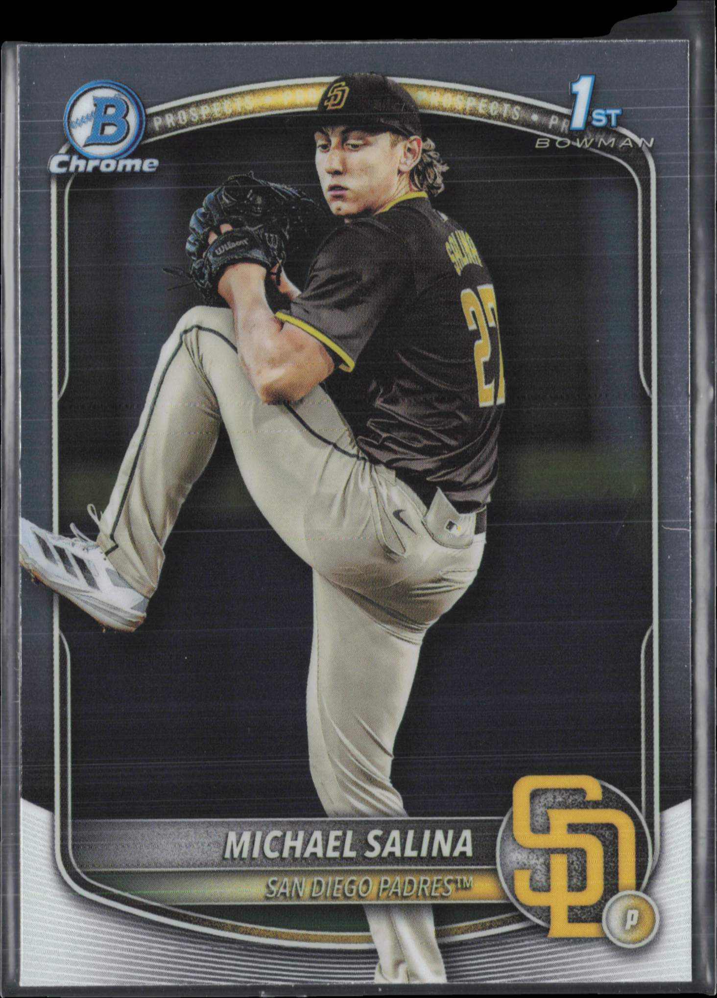 Michael Salina 2025 Bowman Draft #BDC-76 Chrome Price Guide 