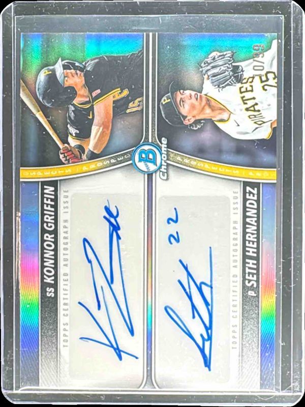 2025 Bowman Draft #PDA-GHE Prospect Dual Autographs /99