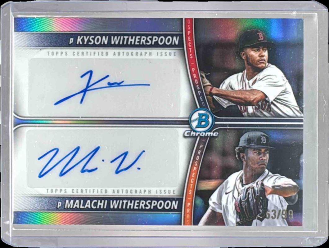 2025 Bowman Draft #PDA-WW Prospect Dual Autographs /99