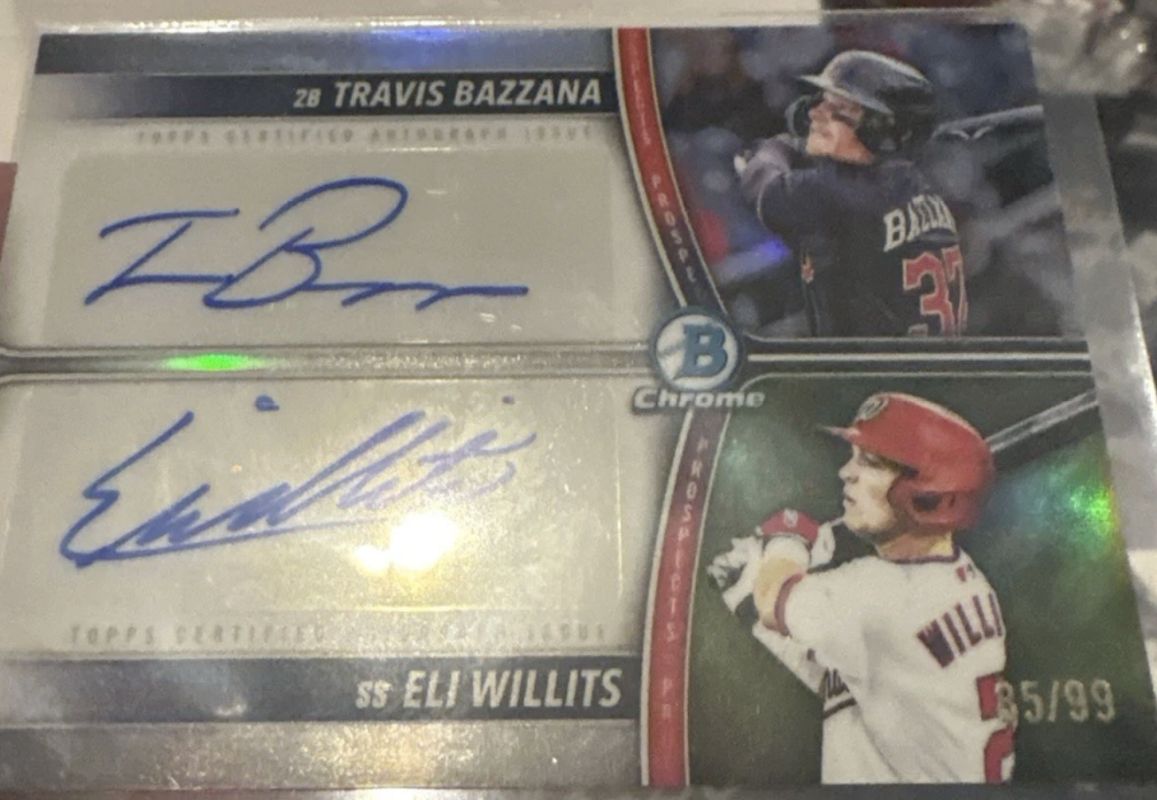 2025 Bowman Draft #PDA-BW Prospect Dual Autographs /99
